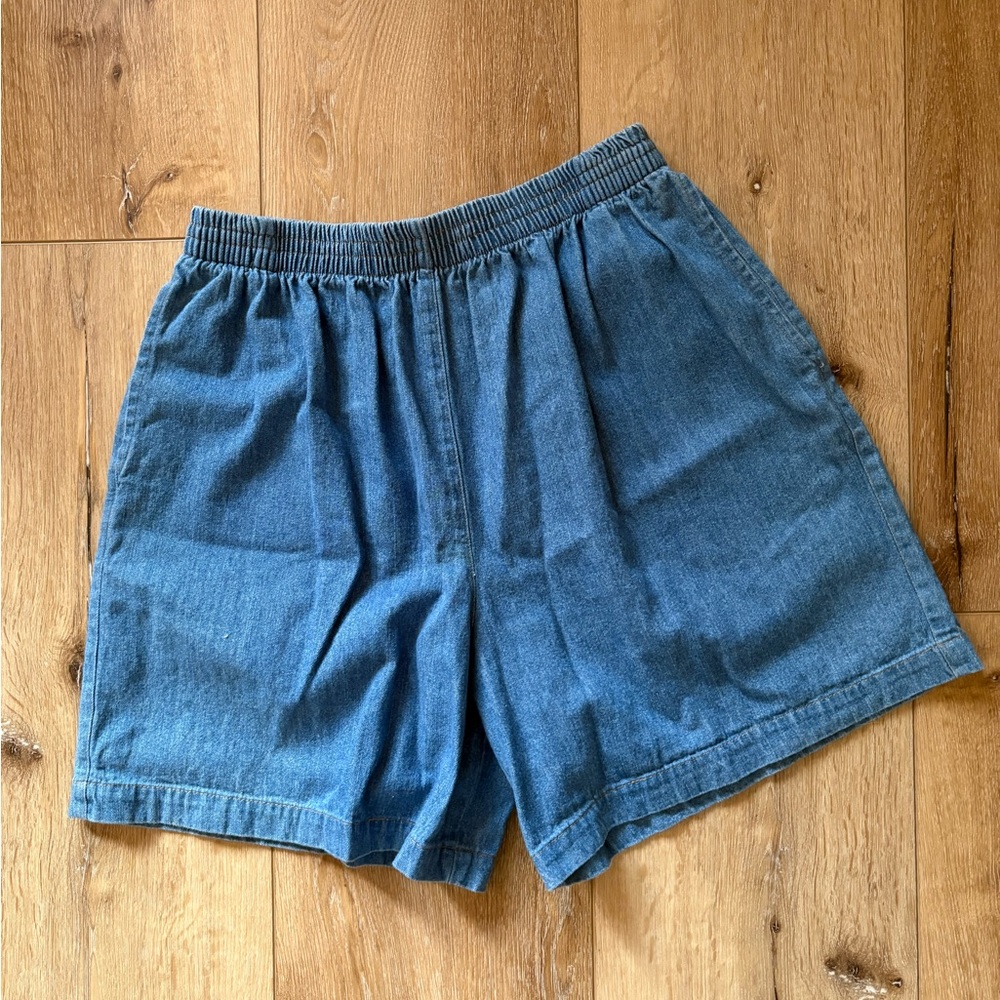 Coldwater Creek | Excellent Cond. 100% Cotton, USA Made Denim Shorts, High Waist